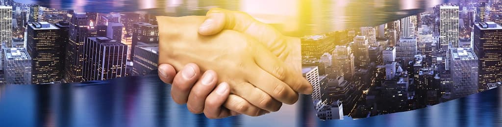 Handshake background